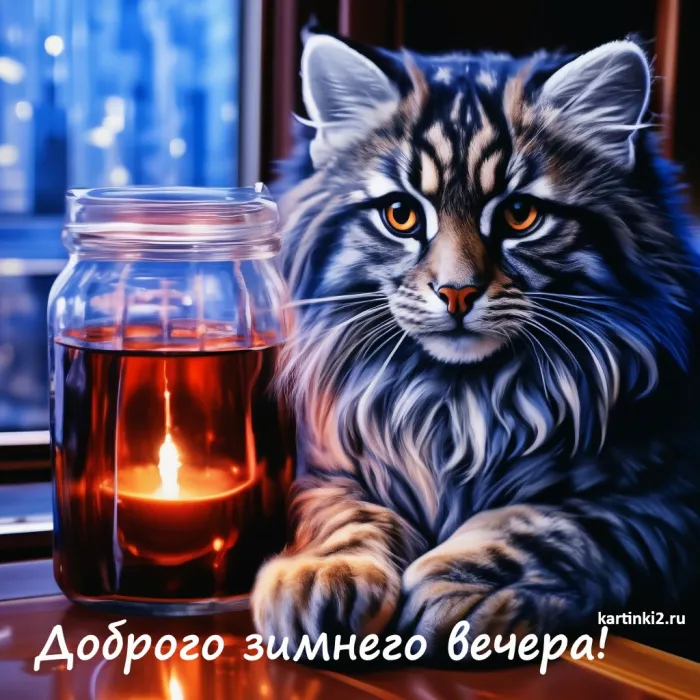Красивые картинки "Добрый зимний вечер"