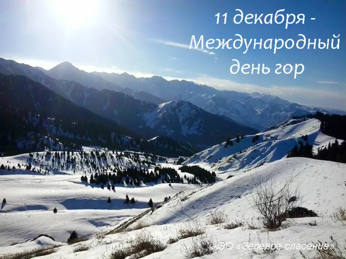 Международный день гор 11 декабря 2023 (20 картинок и открыток). Красивые открытки с Днём гор