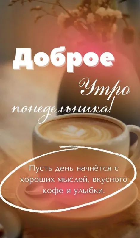 Картинки Доброе утро понедельника. Красивые картинки Доброе утро понедельника