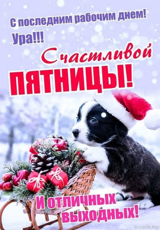 С Пятницей — картинки красивые. С пятницей - картинки зимние красивые