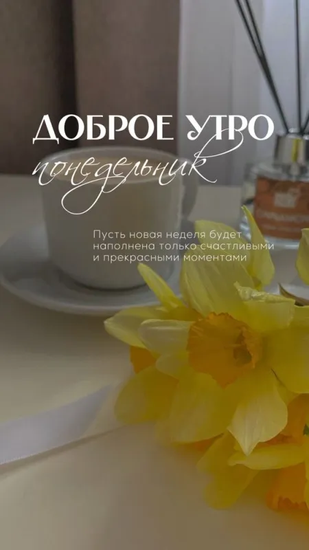 Картинки Доброе утро понедельника. Красивые картинки Доброе утро понедельника