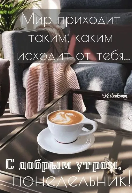 Картинки Доброго понедельника. Утро Доброго понедельника - позитивные картинки
