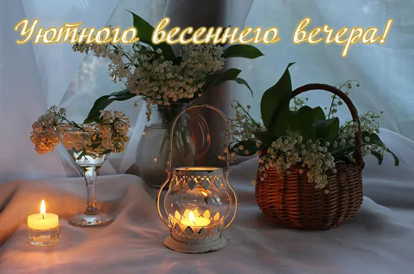 Добрый весенний вечер — красивые картинки