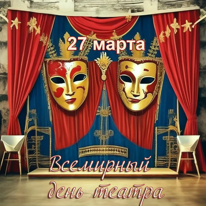 Красивые картинки с Всемирным Днём театра