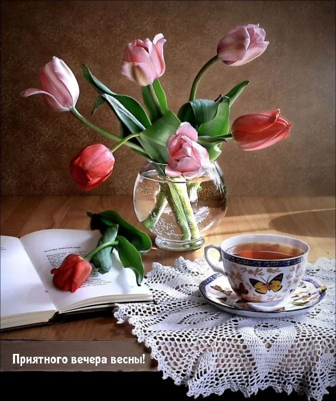 Добрый весенний вечер — красивые картинки. Красивые картинки Добрый вечер весны