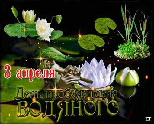 Прикольные картинки на День Водяного. Картинки с Днём водяного на 3 апреля прикольные