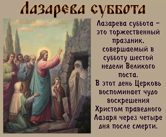 Лазарева Суббота — картинки, поздравления. Лазарева суббота — картинки с надписями и поздравлениями