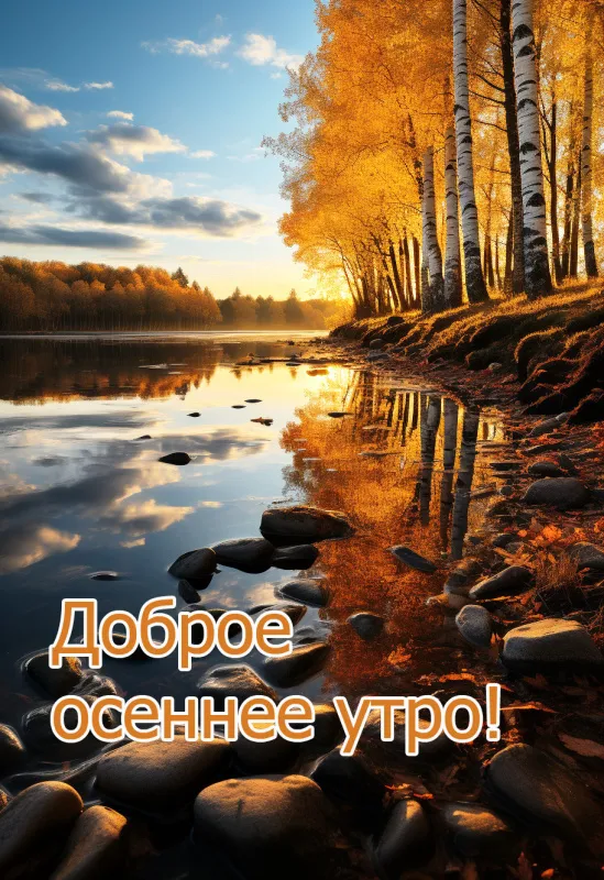 Картинки «Доброе осеннее утро» — скачать бесплатно. Доброе осеннее утро: картинки красивые и новые