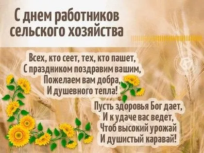 Красивые картинки с Днём работника сельского хозяйства. Картинки с Днем работника сельского хозяйства с надписями и поздравлениями