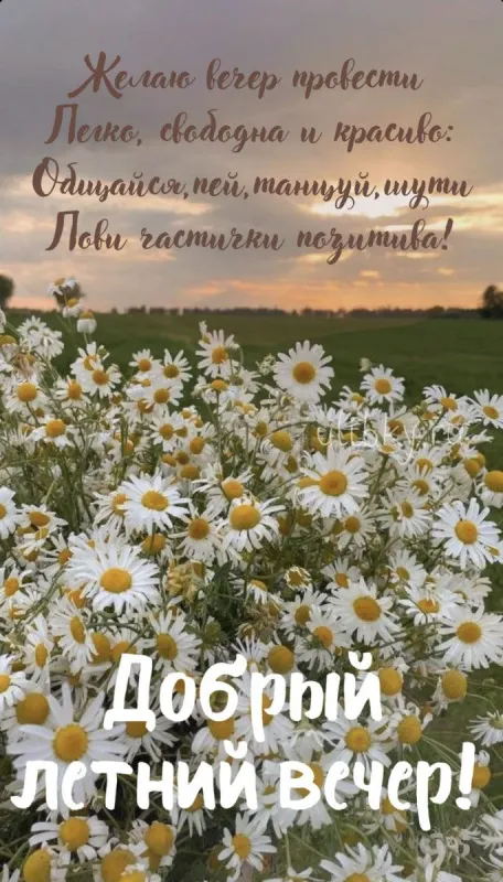 Добрый летний вечер — красивые картинки и открытки. Добрый вечер — картинки летние