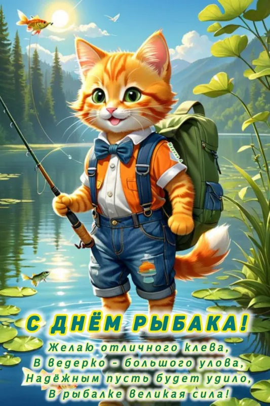 Картинки и открытки с Днём рыбака — скачать бесплатно. Прикольные и смешные картинки с Днем рыбака