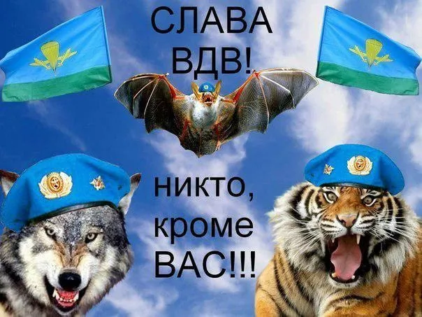 Картинки и открытки с Днем Воздушно-десантных войск — скачать бесплатно. Смешные и прикольные открытки на День ВДВ
