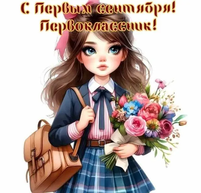 Открытки и картинки «Первый раз в первый класс»: 1 сентября. Красивые открытки первокласснику на 1 сентября