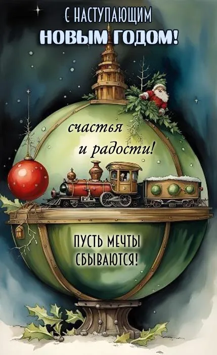 Картинки и открытки с наступающим Новым годом . Стильные картинки с Наступающим новым годом 2026