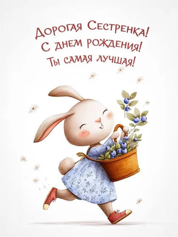 Открытки с Днем рождения сестре. Прикольные открытки с Днём рождения сестре