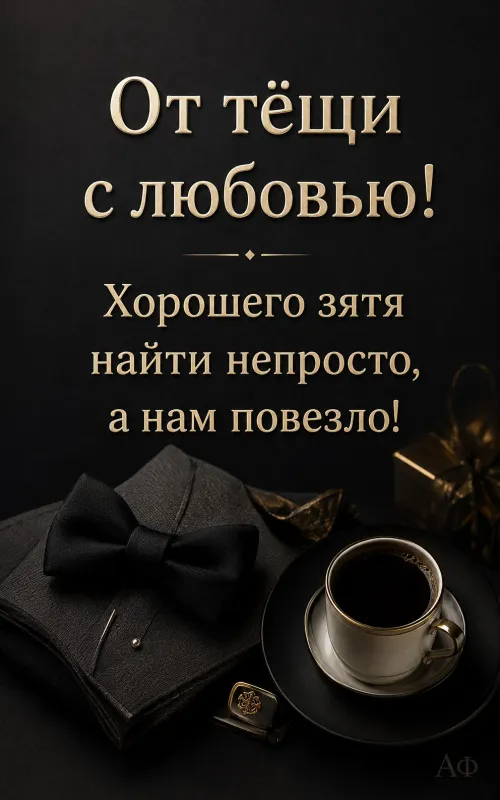 Открытки с Днем рождения зятю. Открытки с Днем рождения зятю от тещи