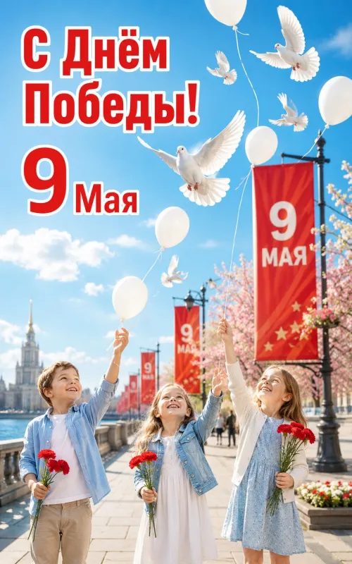 Открытки с Днем Победы на 9 мая — красивые картинки и поздравления. Картинки с 9 мая: нежные и светлые