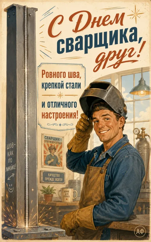Картинки с Днем сварщика. Смешные открытки про сварку, маску и ровный шов
