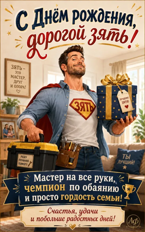 Открытки с Днем рождения зятю. Прикольные открытки с Днем рождения зятю