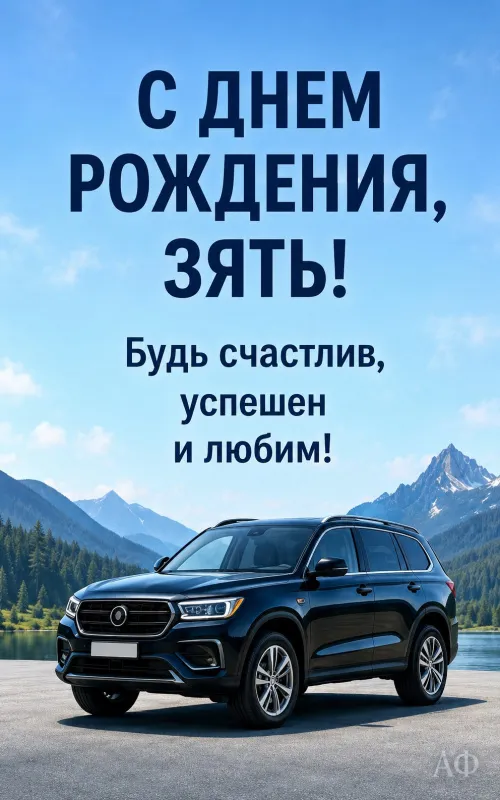 Открытки с Днем рождения зятю. Открытки с Днём рождения любимому зятю