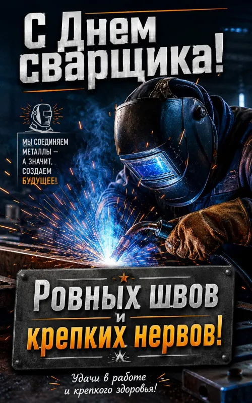 Картинки с Днем сварщика. Прикольные открытки с Днем сварщика