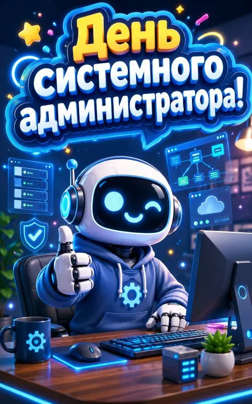 Открытки с Днем системного администратора. Красивые открытки и картинки с Днем системного администратора