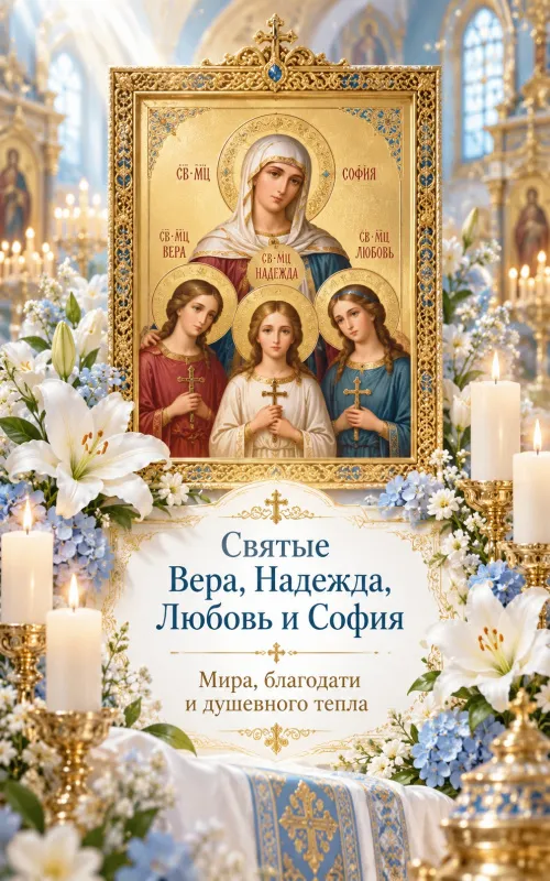 Открытки с Днем Веры, Надежды, Любови и матери их Софии. Открытки с поздравлениями с Днем Веры, Надежды и Любови