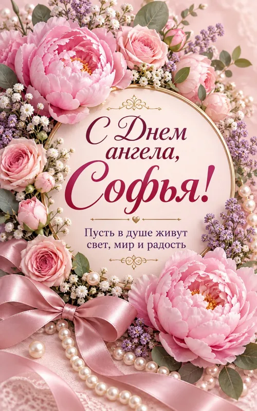 Открытки с Днем Веры, Надежды, Любови и матери их Софии. Открытки с именинами и Днем ангела Веры, Надежды, Любови и Софьи