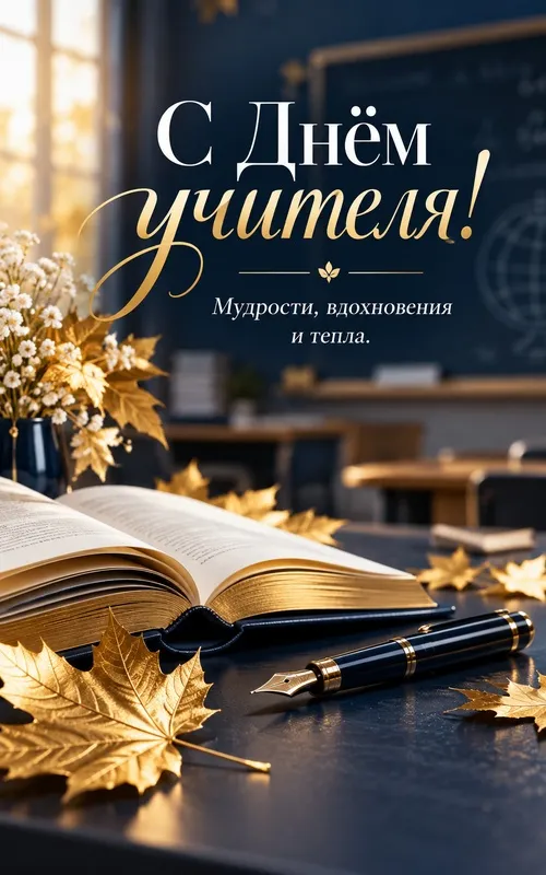 Открытки с Днем учителя