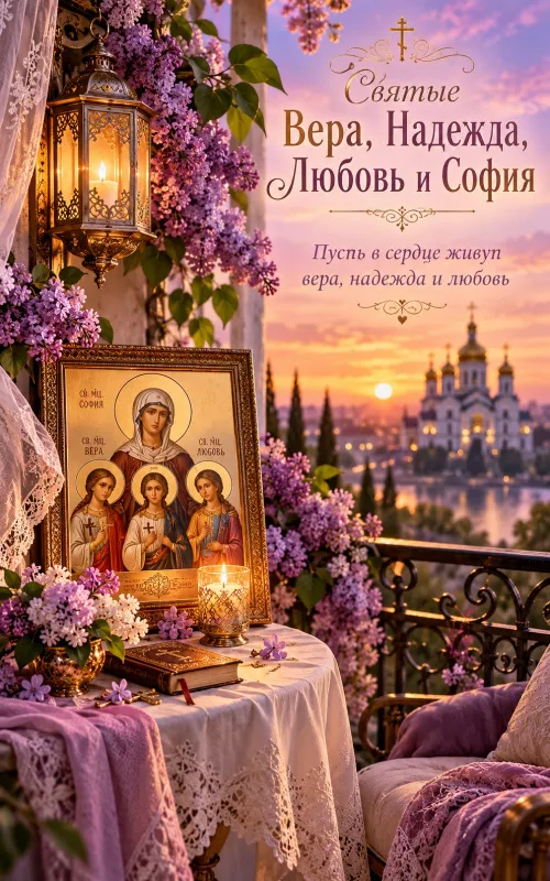 Открытки с Днем Веры, Надежды, Любови и матери их Софии. Картинки с Днем Веры, Надежды и Любови 30 сентября